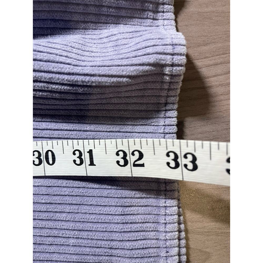 Vintage At Last & Co. Corduroy Shacket Adult L Gray Blue Button Up Long Sleeve - Picture 8 of 10
